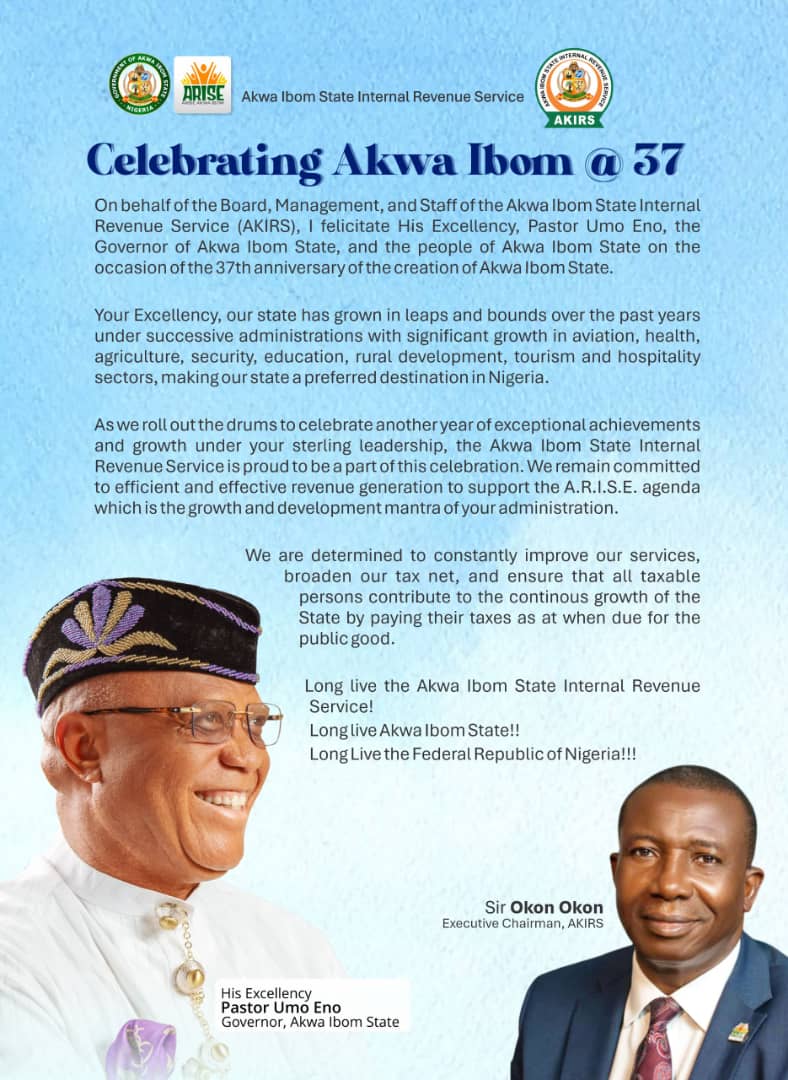 Happy 37th Anniversary Akwa Ibom State!